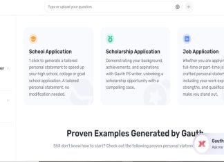 How to Use Gauth to Highlight Your Strengths in a Personal Statement for University Admission